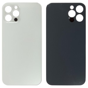 iPhone 12 Pro - Battery Cover with Big Camera Hole Silver