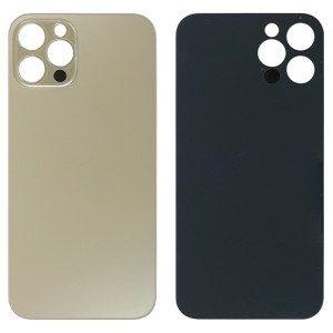 iPhone 12 Pro - Battery Cover with Big Camera Hole Gold