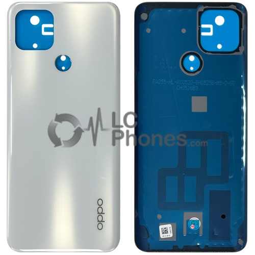 OPPO A15s CPH2179 - Battery Cover with Adhesive Fancy White