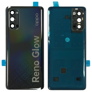 OPPO Reno4 Pro 5G CPH2089  - Battery Cover with Adhesive & Camera Lens Space Black