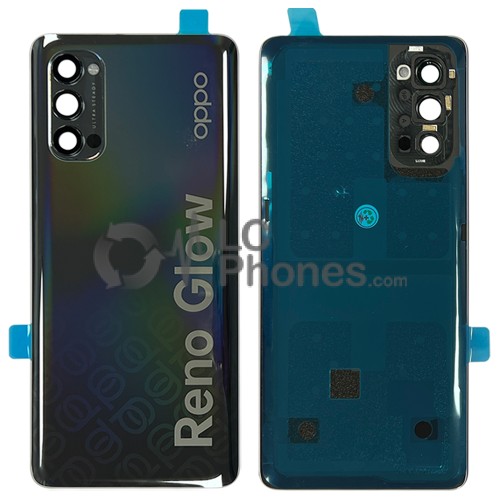 OPPO Reno4 Pro 5G CPH2089  - Battery Cover with Adhesive & Camera Lens Space Black