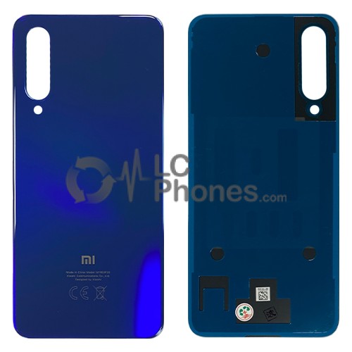 Xiaomi Mi 9 SE - Battery Cover with Adhesive Blue