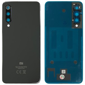 Xiaomi Mi 9 SE - Battery Cover with Adhesive & Camera Lens Gray