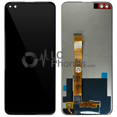 OPPO Reno4 Z 5G CPH2065 / A92s PDKM00 / Realme 6 Pro RMX2061 - Full Front LCD Digitizer Black