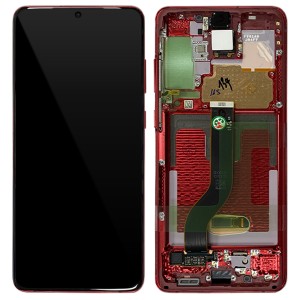 Samsung Galaxy S20+ G985 / S20+ 5G G986 - Full Front LCD Digitizer Aura Red 