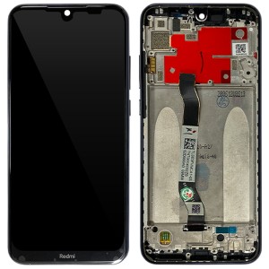 Xiaomi Redmi Note 8T - Full Front LCD Digitizer with Frame Moonshadow Grey 