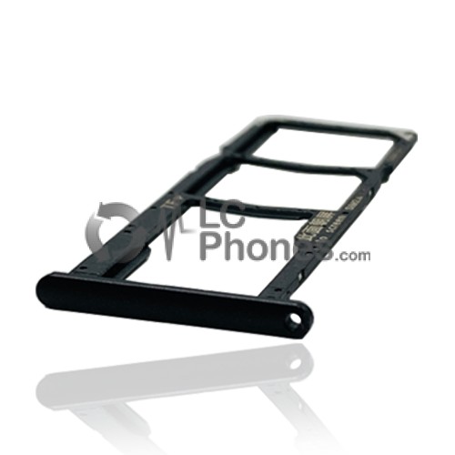 Huawei Y6p MED-LX9, MED-LX9N - Sim Tray Holder Midnight Black