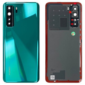 Huawei P40 Lite 5G - Battery Cover Original with Camera Lens and Adhesive Crush Green 