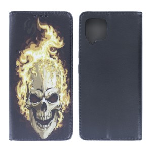 Samsung Galaxy A42 5G A426 - Skull Wallet Case