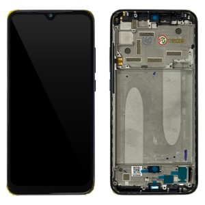 Xiaomi Mi A3 - Full Front LCD Digitizer with Frame Kind of Gray 