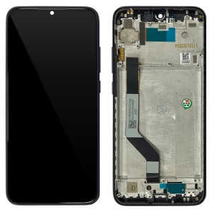 Xiaomi Redmi Note 7 / Note 7 Pro - Full Front LCD Digitizer with Frame Black 