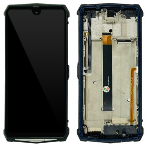 Blackview BV9100 - Full Front LCD Digitizer with Frame Silver