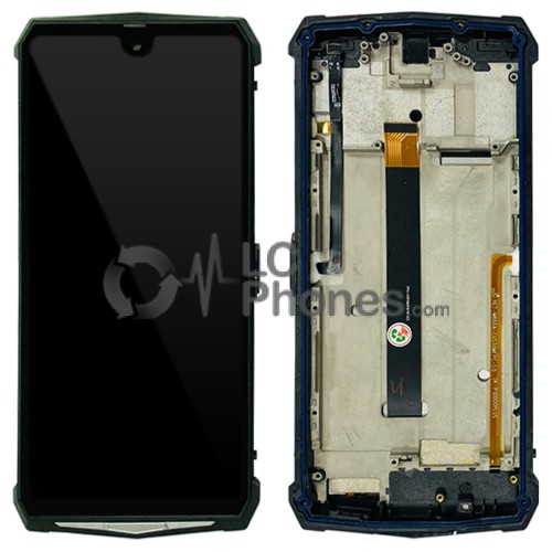 Blackview BV9100 - Full Front LCD Digitizer with Frame Silver