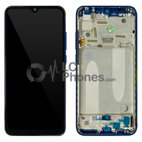 Xiaomi Mi A3 - Full Front LCD Digitizer with Frame Not Just Blue < Service Pack >