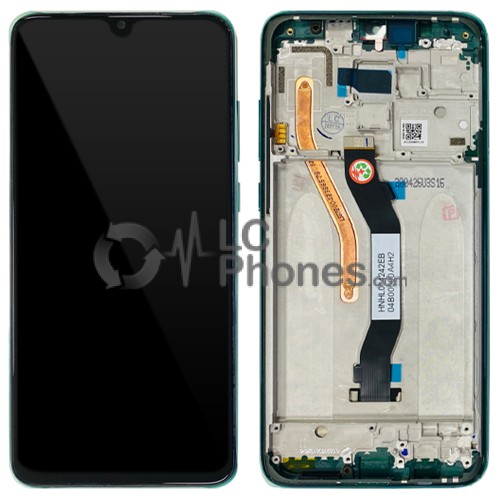 Xiaomi Redmi Note 8 Pro - Full Front LCD Digitizer with Frame Forest Green < Service Pack >