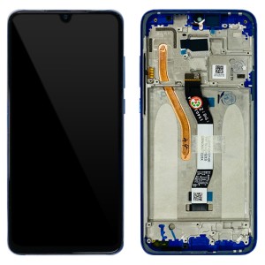 Xiaomi Redmi Note 8 Pro - Full Front LCD Digitizer with Frame Deep Blue 