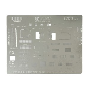 Amaoe - Face ID Dot Matrix Projector / LCD Screen Cable Reballing Stencil Template for iPhone 6S-15 Pro Max LCD:3