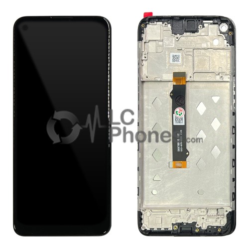 Motorola Moto G9 Power XT2091-3 - Full Front LCD Digitizer with Frame Black