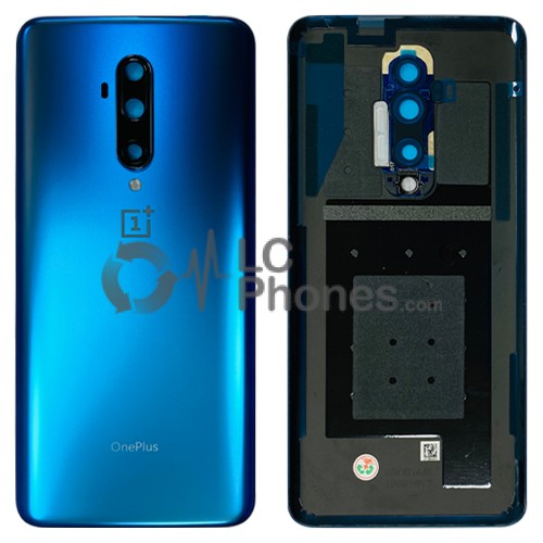 OnePlus 7T Pro - Battery Cover with Adhesive & Camera Lens Haze Blue