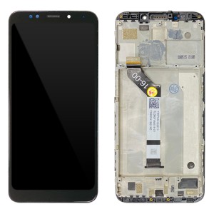 Xiaomi Redmi 5 Plus - Full Front LCD Digitizer with Frame Black