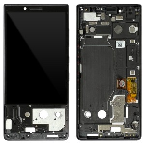 Blackberry Key 2 - Full Front LCD Digitizer with Frame Black