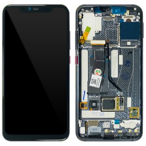 Xiaomi Mi 8 Pro - Full Front LCD Digitizer with Frame Black