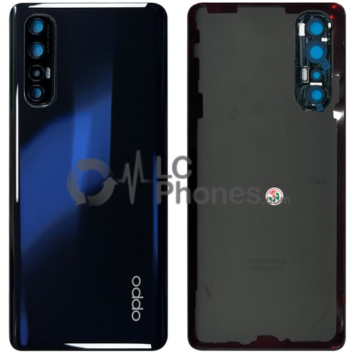 Oppo Find X2 Neo CPH2009 - Battery Cover with Adhesive & Camera Lens Moonlight Black