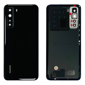 Huawei P40 Lite 5G - Battery Cover with Adhesive & Camera Lens Midnight Black