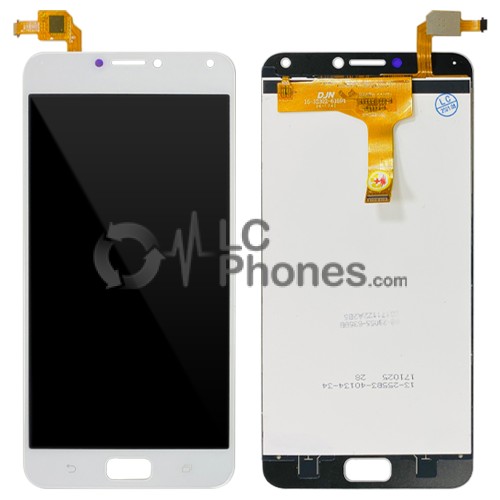 Asus Zenfone 4 MAX ZC554KL - Full Front LCD Digitizer White