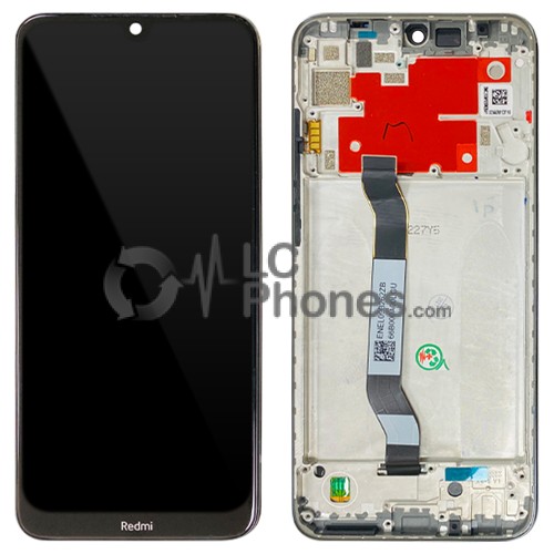 Xiaomi Redmi Note 8T - Full Front LCD Digitizer with Frame Moonlight White < Service Pack >