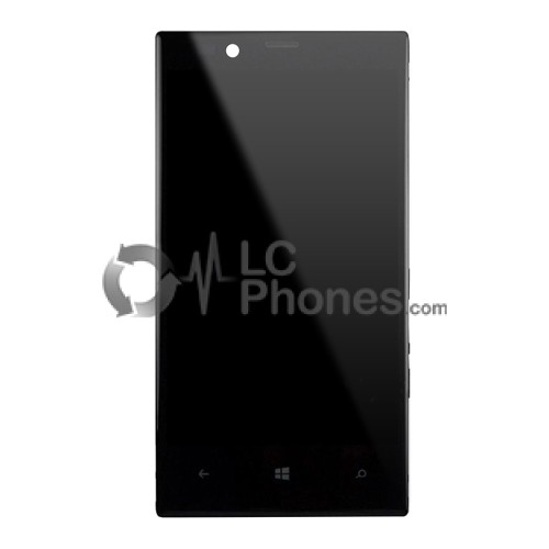 Nokia Lumia N720 - Full front LCD with frame Black