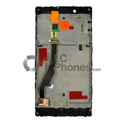 Nokia Lumia N720 - Full front LCD with frame Black