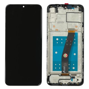 Alcatel 1S 2021 6025H - Full Front LCD Digitizer with Frame Black