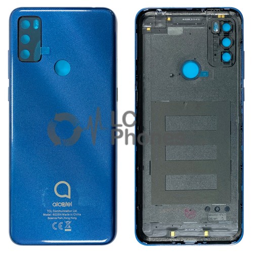 Alcatel 1S 2021 6025H - Back Cover with Camera Lens Twilight Blue