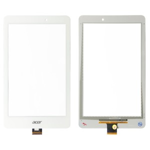 Acer Iconia A1-840 - Front Glass Digitizer White