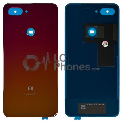 Xiaomi Mi 8 Lite - Battery Cover with Camera Lens Twilight Gold