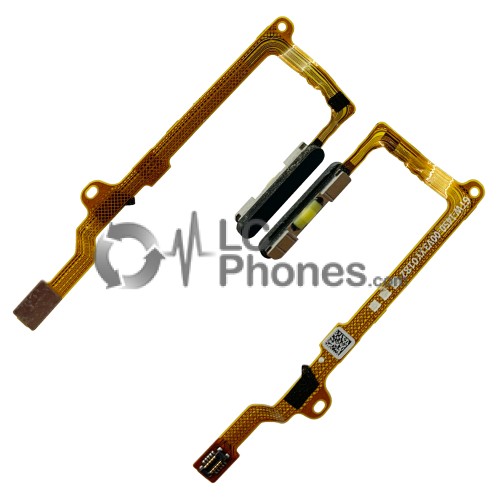 Huawei P40 Lite / P40 Lite 5G - Fingerprint Button Flex Cable Emerald Green