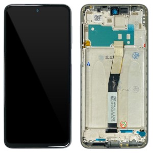 Xiaomi Redmi Note 9 Pro - Full Front LCD Digitizer With Frame Glacier White 