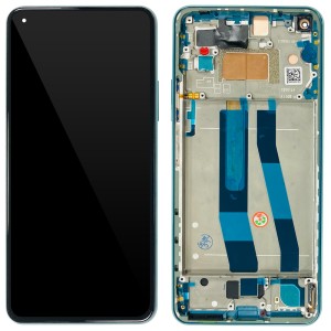 Xiaomi Mi 11 Lite 5G - Full Front LCD Digitizer With Frame Mint Green 