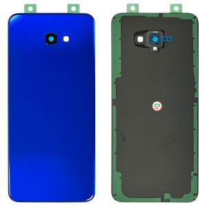 Samsung Galaxy J4+ 2018 J415 - Battery Cover with Adhesive & Camera Lens Blue