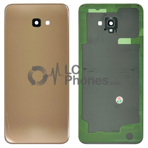 Samsung Galaxy J4+ 2018 J415 - Battery Cover with Adhesive & Camera Lens Gold