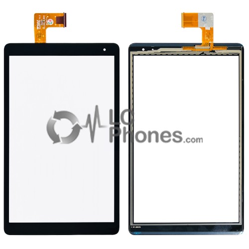 Alcatel 1T 10inch (8082) - Front Glass Digitizer Black WJ1857-FPC v6.0