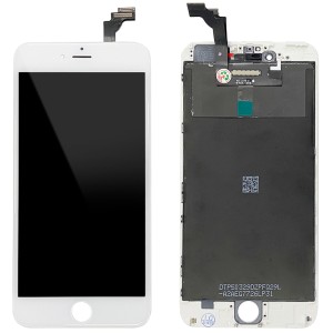 iPhone 6 Plus - Full Front LCD Digitizer White  Take Out