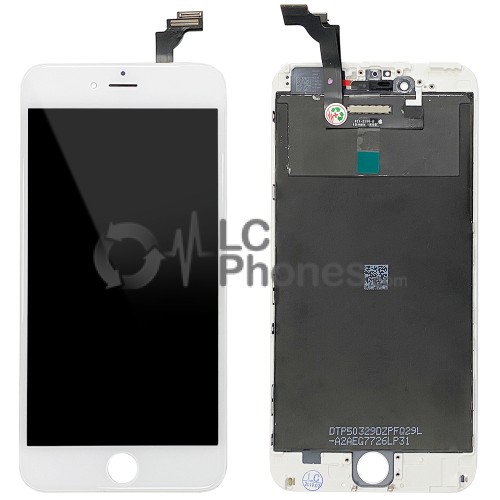 iPhone 6 Plus - Full Front LCD Digitizer White (Original) Take Out