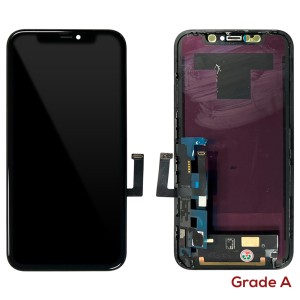 iPhone 11 - Full Front LCD Digitizer Black  Take Out Grade A