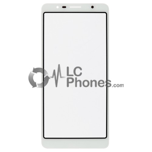 Alcatel 3c 5026D - Front Glass White