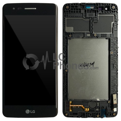 LG K8 2017 MS210 M200N - Full Front LCD Digitizer with Frame Black