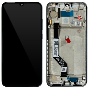 Xiaomi Redmi Note 7 / Note 7 Pro - Full Front LCD Digitizer with Frame White 