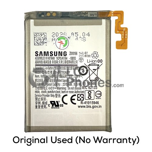 Samsung Galaxy Z Flip F700 - (Original Used) Battery EB-BF700ABY 2370mAh 9.15Wh (No Warranty)