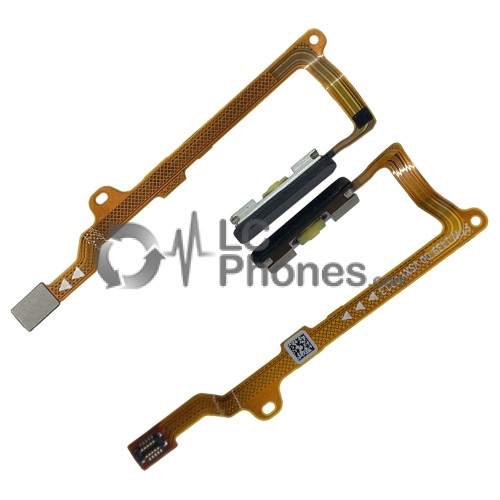 Huawei P40 Lite / P40 Lite 5G - Fingerprint Button Flex Cable Black